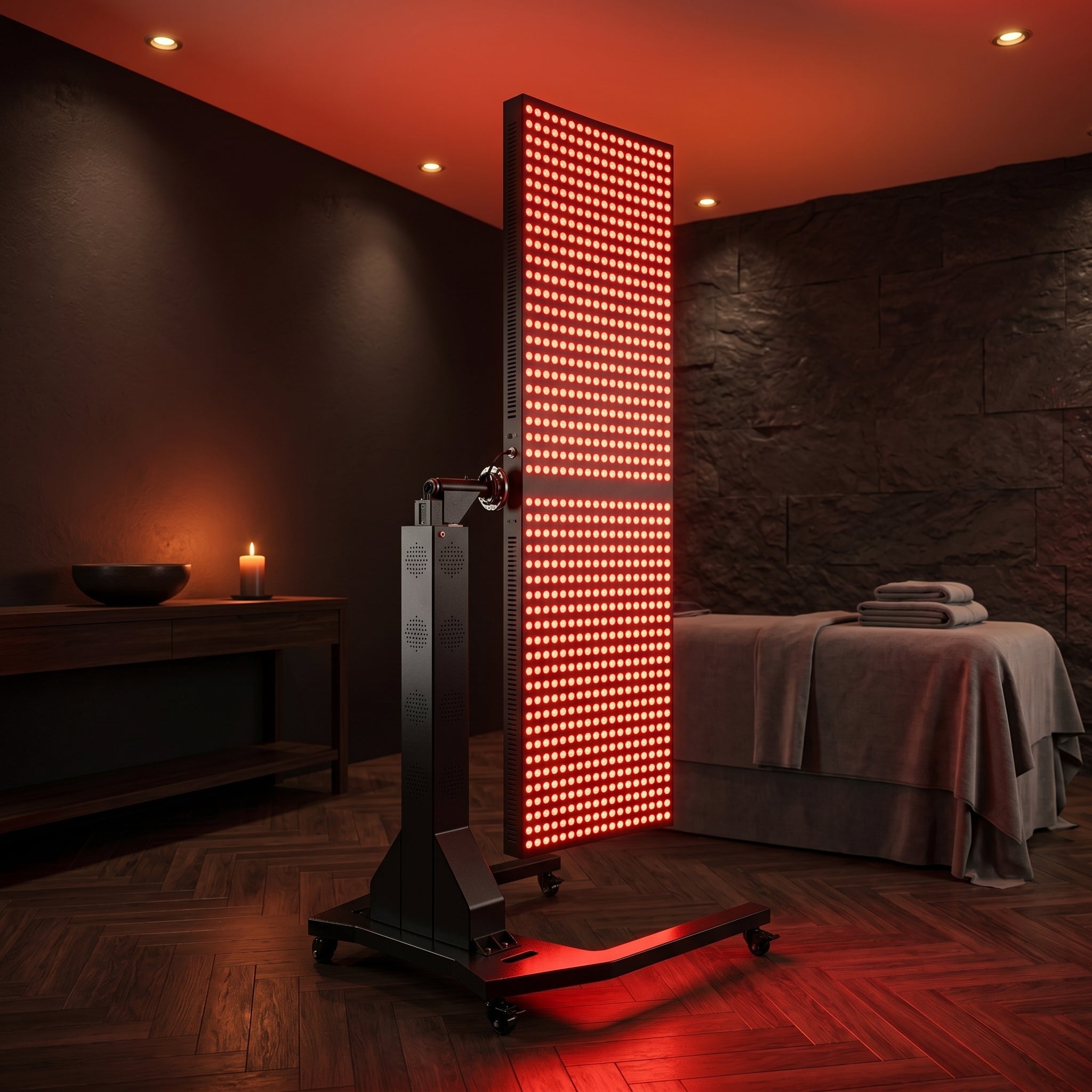 Restore Red Light vertical panel emitting red and near-infrared light for photobiomodulation recovery
