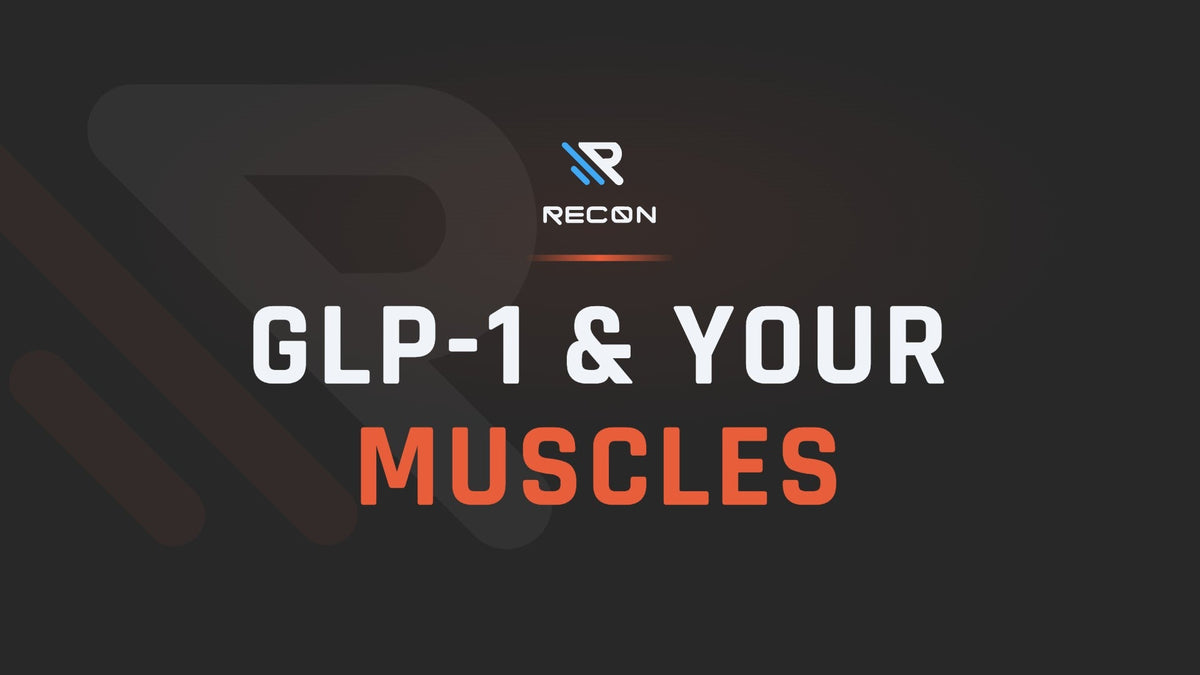 RECON article title card: On GLP-1 Medications? Here's What Your Muscles Need