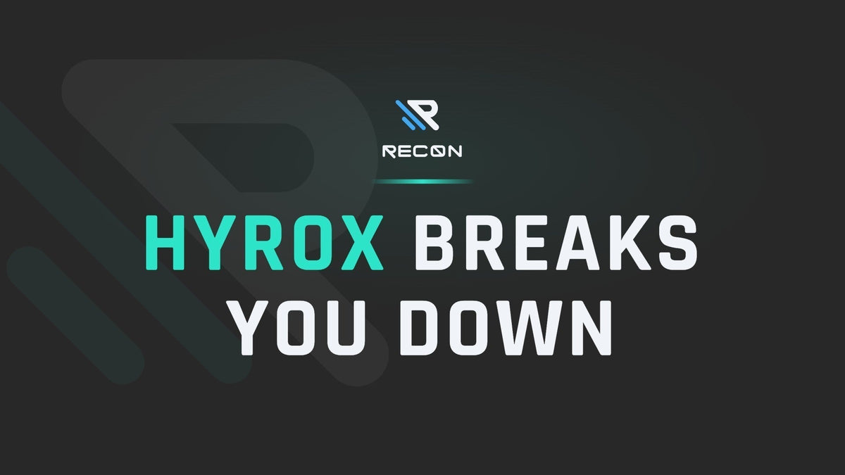 RECON article title card: Hyrox Breaks You Down