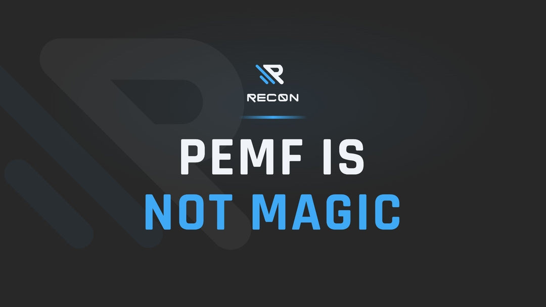 RECON article title card: PEMF Is Not Magic