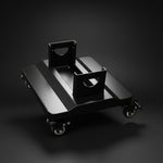 Red Light Rolling Wheel Stand