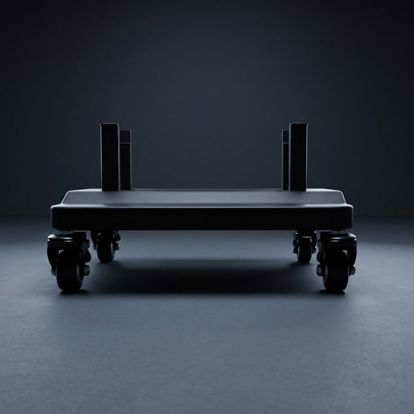 Red Light Rolling Wheel Stand